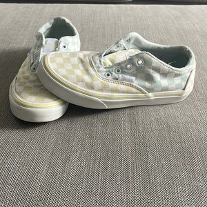Vans Girls’ Pastel Checkerboard Sneakers
